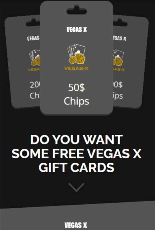 vegas x free credits