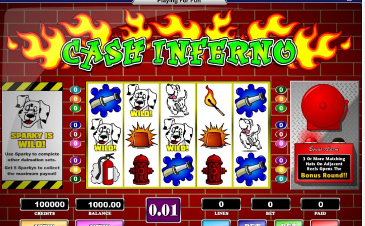 inferno slots real money